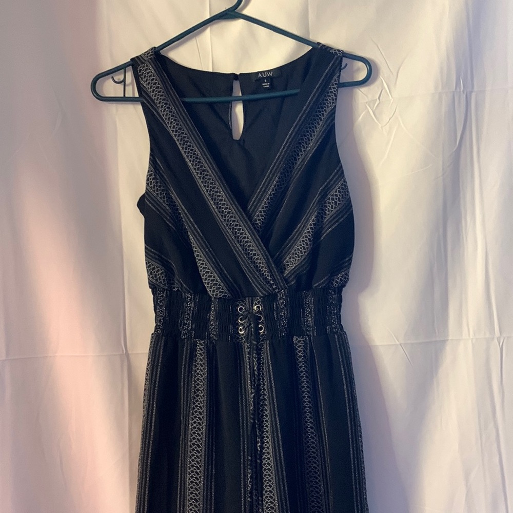 A.U.W. Black pants suit, size small